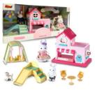 Casinha Feliz Coleção Playground Coelhinhos Zoop Toys
