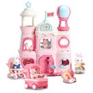 Casinha Feliz Palácio Da Família Coelho Brinquedo Playset Castelo