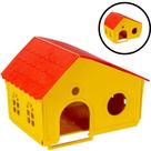 Casinha Hamster Descanso Roedor Amarela