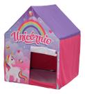 Casinha Infantil Menina Cabana Unicornio Barraca Rosa Tenda Casinha Infantil Menina Cabana Unicornio Barraca Rosa Tenda