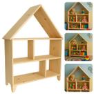 Casinha Infantil Menina Menino Unissex Madeira Pinus Prateleira Organizadora Quarto Brinquedoteca Casinha Infantil Menina Menino Unissex Madeira Pinus Prateleira Organizadora Quarto Brinquedoteca