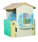 Casinha Infantil Plástico Playground Brinquedo Criança com Cesta Basquete Importado