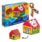Casinha Interativa Blue's Clues & You em MDF 14 peças Casinha Interativa Blue's Clues & You em MDF 14 peças