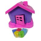 Casinha Kids Didática Formas Geométricas De Encaixe Rosa