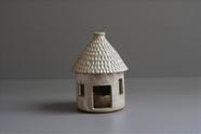 Casinha Lanterna P 5 em Cerâmica Artesanal Terracota