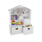 Casinha Organizadora Infantil Maia 100% MDF (quarto Brinquedo)