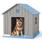 Casinha para Cães DRATO Grande para Uso Interno e Externo com Janela