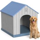 Casinha para Cães DRATO Impermeável em Resina Grande com Ventilação