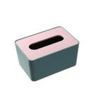 Casos de cartão de visita 2pcs home desktop caixa de tecido simples sala de estar sala de jantar caixa organizadora de papel
