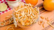 Casquinha de Laranja Cristalizada em tiras 1kg