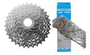 Cassete Shimano Alivio Sora Hg400 9v 11-32 + Corrente Hg53