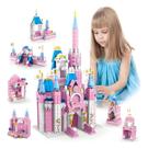 Castelo da Princesa Blocos de Montar 1000 peças 6 em 1 BLOXI