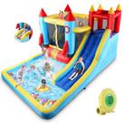 Castelo Inflável HYPOAI 371 x 335 x 206 cm com 2 Escorregadores e Parede de Escalada Castelo Inflável HYPOAI 371 x 335 x 206 cm com 2 Escorregadores e Parede de Escalada