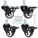 Caster Wheels AOCHENLY, haste giratória de 2", 330 libras com freio