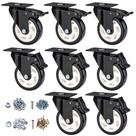 Caster Wheels CLOATFET, conjunto de 8 polegadas para serviços pesados com freio