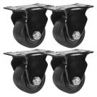 Caster Wheels FactorDuty, 2,5 polegadas, poliuretano de 900 kg, pacote com 4