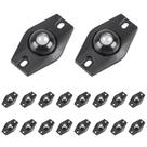 Caster Wheels FGY Mini Swivel 360 com esfera de aço inoxidável