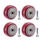 Caster Wheels KijoeErica PU de 3 polegadas para caminhões plataforma