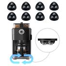 Caster Wheels Tasttin, autoadesivo para bancada, 8 peças pretas