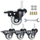 Caster Wheels YEEMIGO Conjunto giratório de 1,5 polegadas com capacidade de 4 150 kg