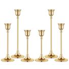 Castiçais BEZURA Vintage Brass para vela cônica
