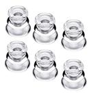 Castiçais DEYBBY Clear Glass, conjunto de 6 Castiçais DEYBBY Clear Glass, conjunto de 6