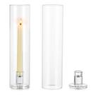 Castiçais NUPTIO Hurricane Glass para velas cônicas de 30 cm