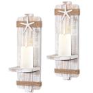 Castiçais SUJUN Distressed Starfish Wall Candelabros 13x40 cm