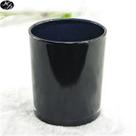 Castiçal Copo para Vela 8cm Preto Brilhoso