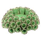 Castical Crispin Ceramica Verde Coral Home Decorativo Casa