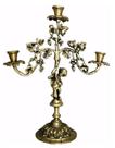 Castiçal Cupido 3 Velas Bronze Decoração Presentes Religião