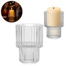 Castiçal de Vidro Enfeite 7cm Porta Velas P/ Mesa Decoração