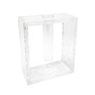 Castiçal Decorativo Cristal Incolor Fino Acabamento