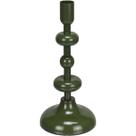 CASTIÇAL DECORATIVO PORTA VELA HOME&CO METAL 22x10x10cm VERDE