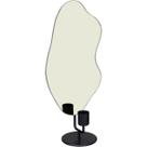 CASTIÇAL DECORATIVO PORTA VELA HOME&CO METAL 31x15x8cm DOURADO