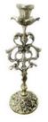 Castiçal Em Bronze Para Uma Vela Floral 24 Cm De Altura Capelas Igrejas