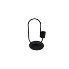 Castiçal em ferro 13cm preto