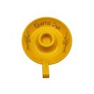 Castiçal para vela palito tema iansã - unidade (amarelo)