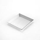 Castiçal para velas quadradas ou redondas Base até 10 cm Inox