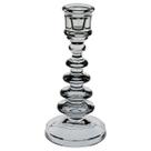 CASTIÇAL PORTA VELA DECORATIVO HOME&CO ECO CRYSTAL 25x11x11cm TRANSPARENTE