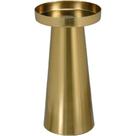 CASTIÇAL PORTA VELA DECORATIVO HOME&CO METAL 20x10x10cm DOURADO