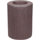 CASTIÇAL PORTA VELA DECORATIVO SUPORTE HOME&CO CERÂMICA 10x7x7cm MARROM