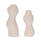 Castiçal Porta Velas Em Poliresina 19805 Kit C/2 16cm Mart