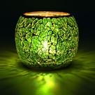 Castiçal Rancco Mosaic Glass Votive 8,3x8,3x6,8 cm