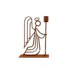 Castiçal rústico Iron Angel - Suporte decorativo elegante