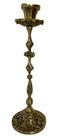 Castiçal Uma Vela Bronze Decoração Amor Promessas Lar Lindo