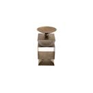 Castiçal Winston em ferro 18cm dourado -L Hermitage