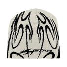 Casual hip-hop estilo rua listrado jacquard pulôver chapéu na moda quente elegante design legal