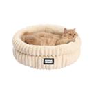 Cat Bed BALANCE Kitten, pele de pelúcia redonda supermacia e lavável