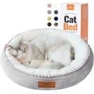 Cat Bed Zerbuger lavável, rosquinha redonda de 50 cm, cinza claro Cat Bed Zerbuger lavável, rosquinha redonda de 50 cm, cinza claro